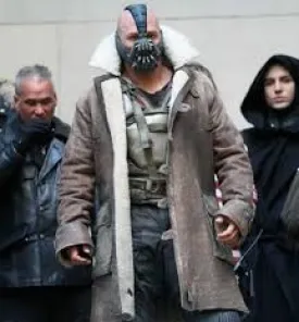 100% Real Cow Hide Fur Replica Coat Costume Dark Knight Rises Bane