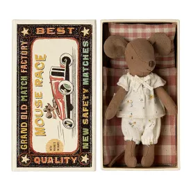 2024 Maileg Big Sister Mouse with Pajamas In Matchbox