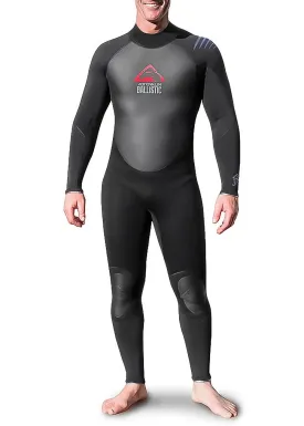 Adrenalin Mens Ballistic Batwing 4/3mm Steamer Wetsuit