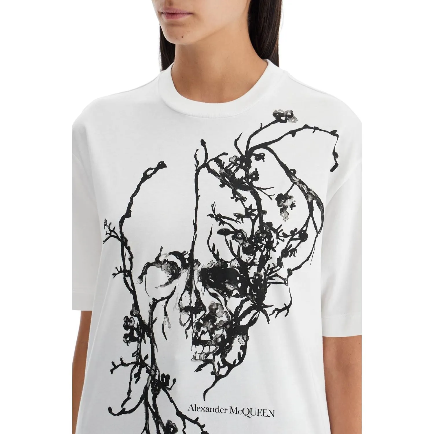 Alexander Mcqueen "oversized cherry blossom