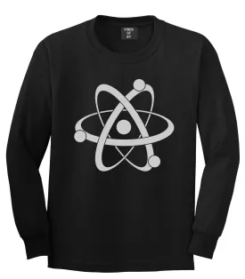 Atom Symbol Science Mens Long Sleeve T-Shirt