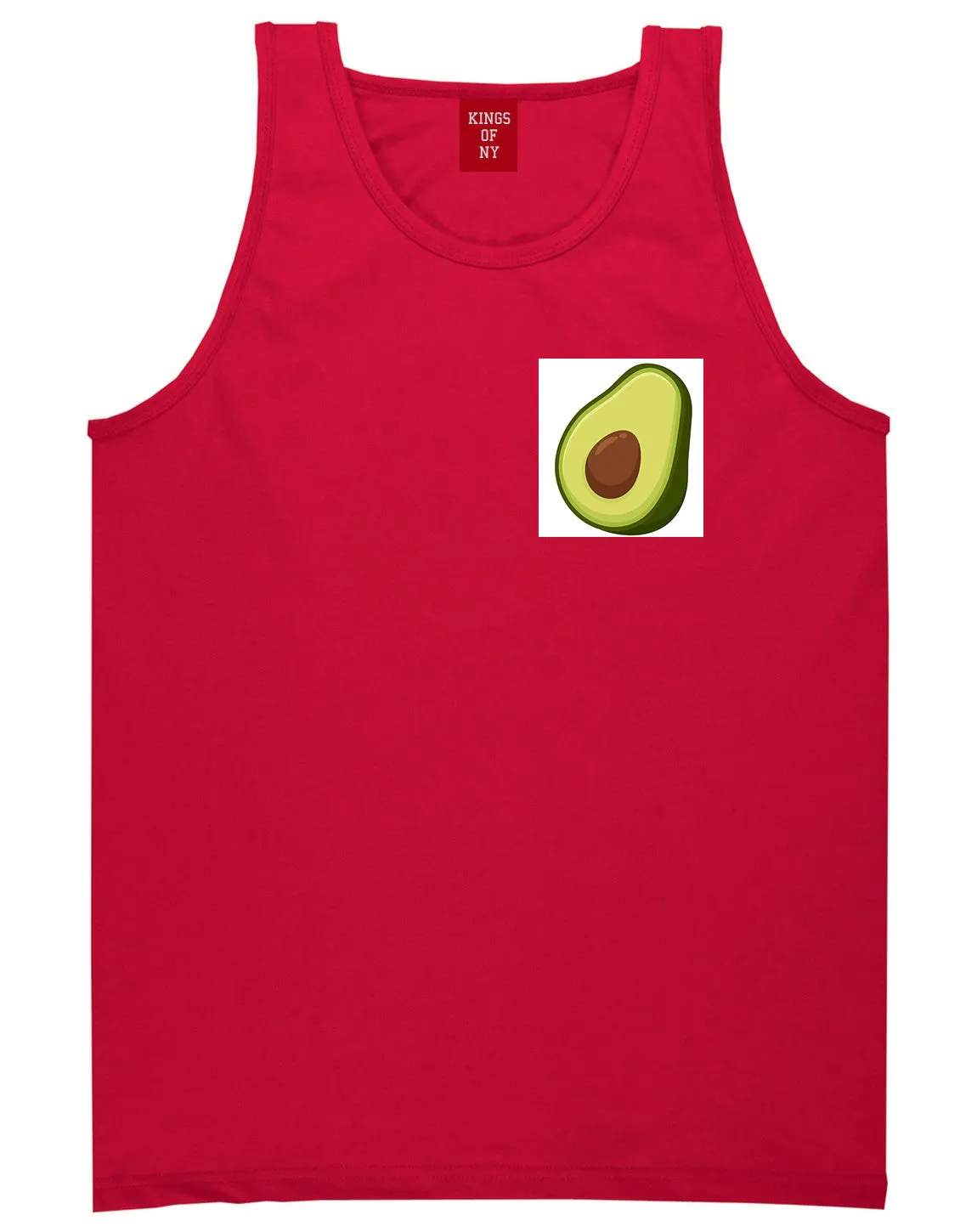 Avocado Vegan Chest Mens Tank Top T-Shirt