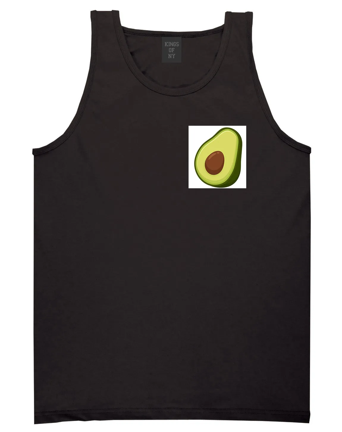 Avocado Vegan Chest Mens Tank Top T-Shirt