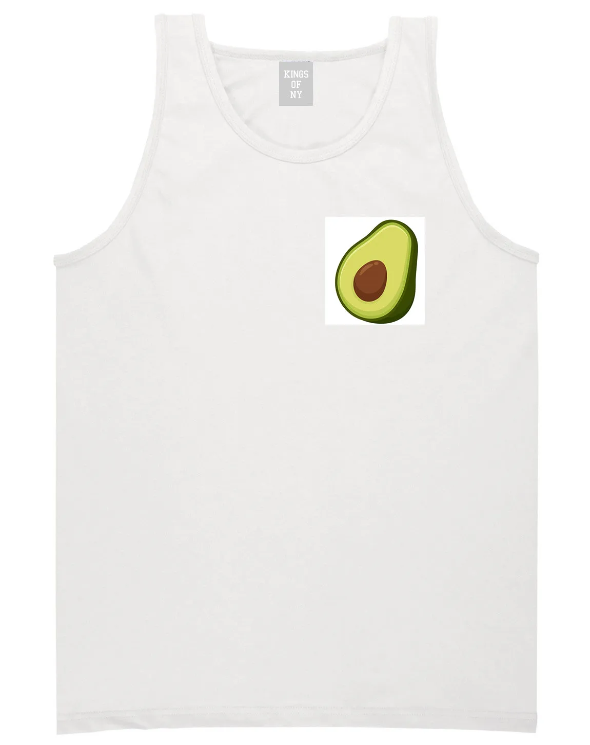 Avocado Vegan Chest Mens Tank Top T-Shirt