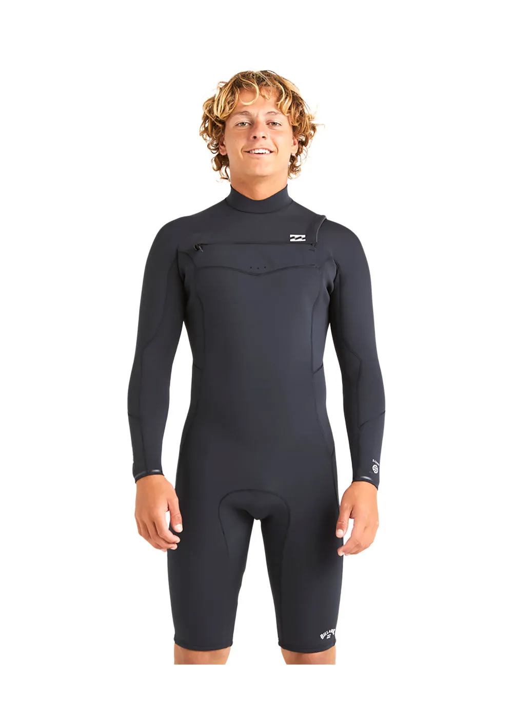 Billabong Mens Absolute Natural 2mm CZ GBS LS Spring Suit Wetsuit