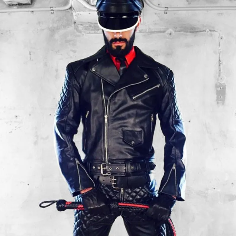 BOXER Berlin 101 Leather Biker Jacket