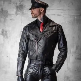 BOXER Berlin 101 Leather Biker Jacket