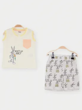 Bug Bunny Sleeveless 2PC Set.