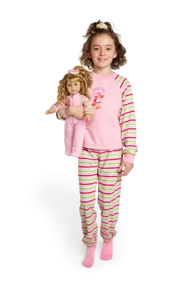 Courtney’s™ Strawberry Shortcake™ PJs for Girls & 18-inch Dolls (Historical Characters)