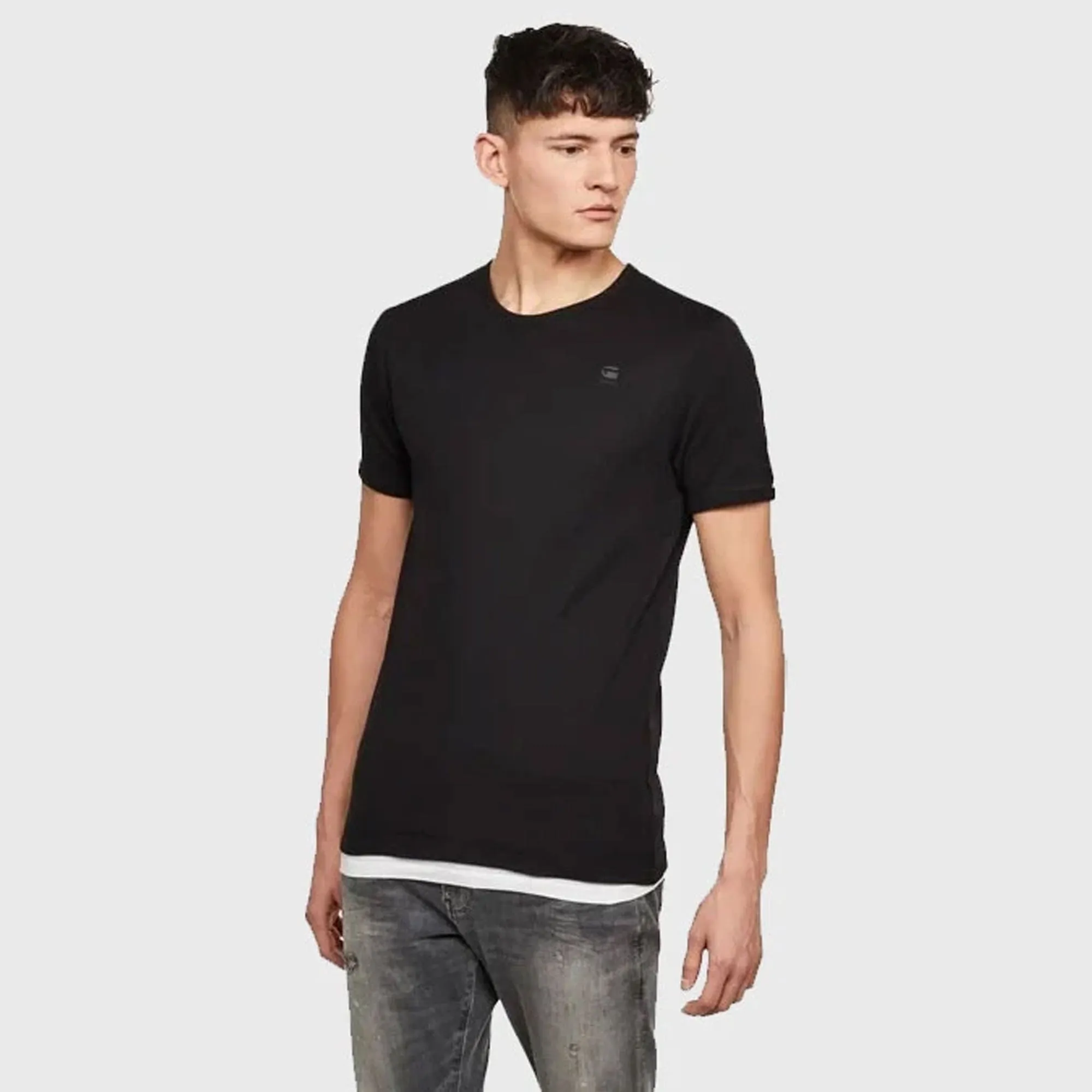 Dazzle Exclusive G-STAR Basic Tee (DK.Black)