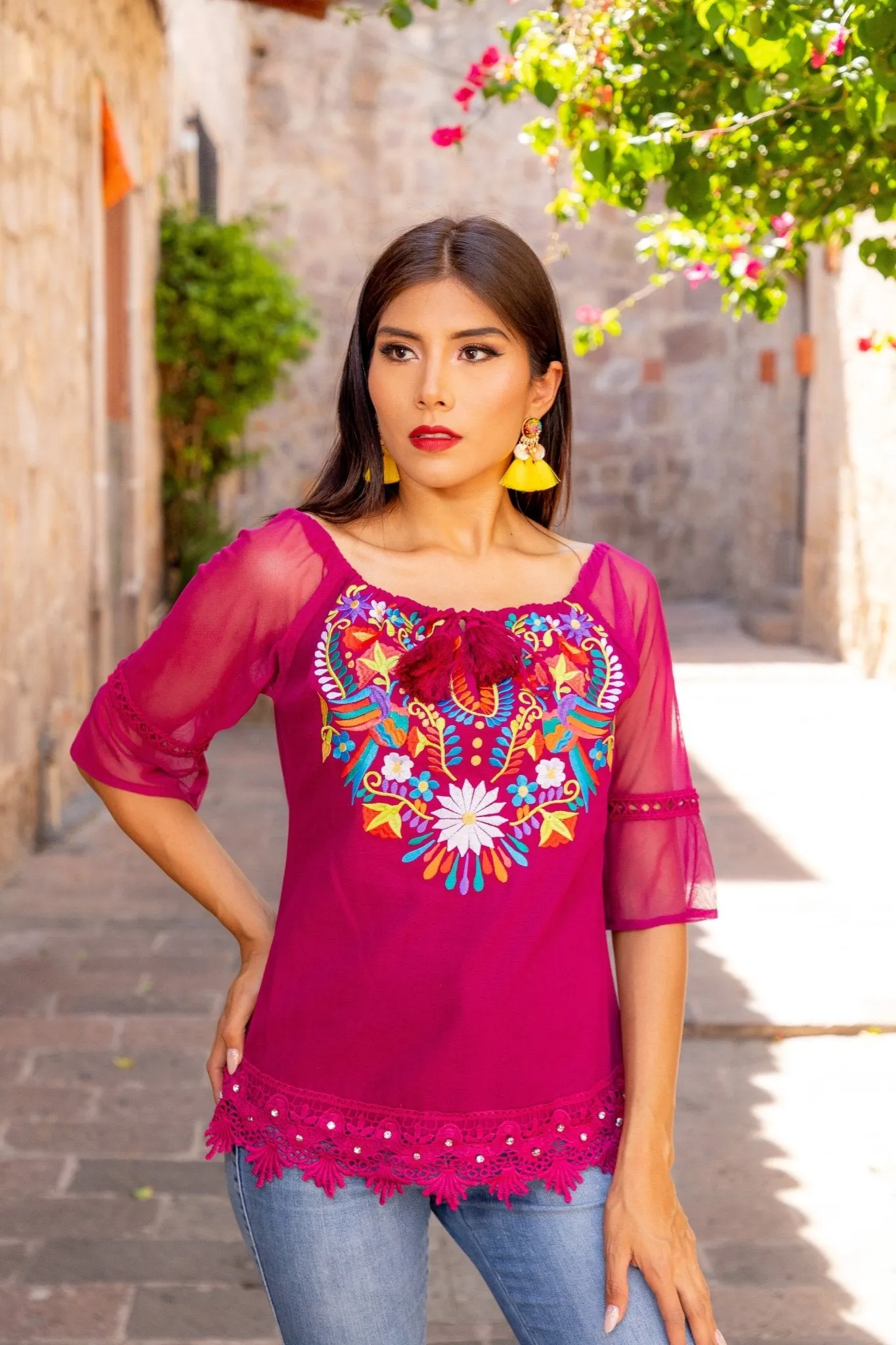 Esther Mesh Blouse