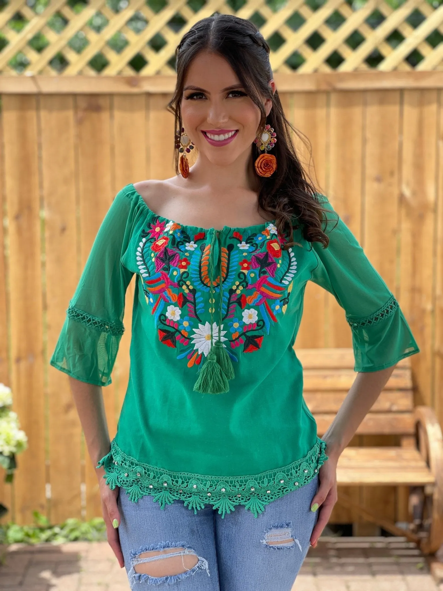 Esther Mesh Blouse