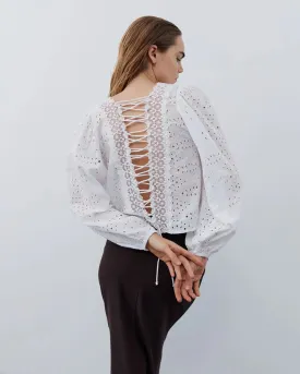 Eyelet Lace Blouse