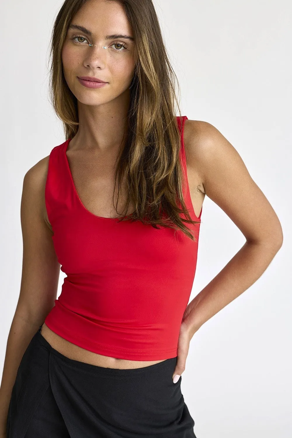 GIANNA SEAMLESS KNIT TANK