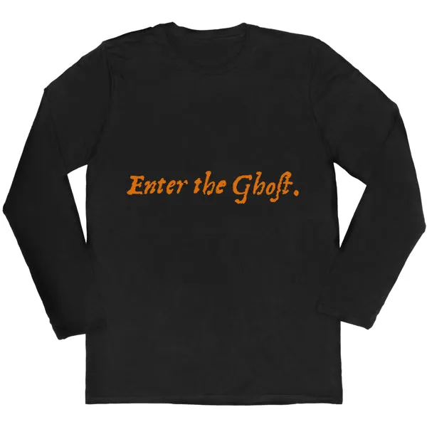 Hamlet 'Enter Ghost' Long-sleeved Unisex T-shirt