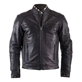 Helstons TRUST Leather Motorcycle Jacket - Black