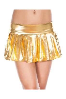 High Waisted Pleated Cheerleader Skirt