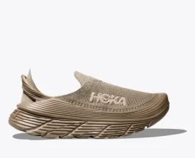 Hoka Restore TC Shoe in Dune/Oxford Tan & Black