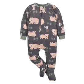 Infant & Toddler Boys Bears Fleece Pajamas