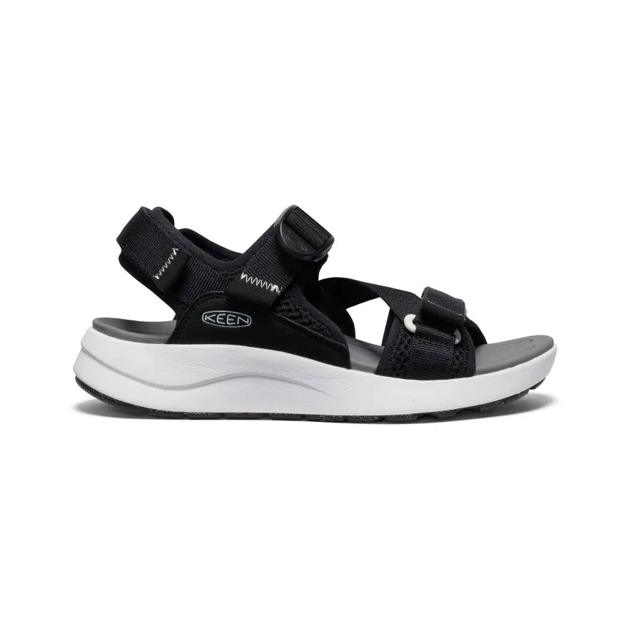 Keen Women's Elle Sport Backstrap Sandal in Black & Cayenne/Marina