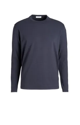 Long-sleeved cotton jersey T-shirt