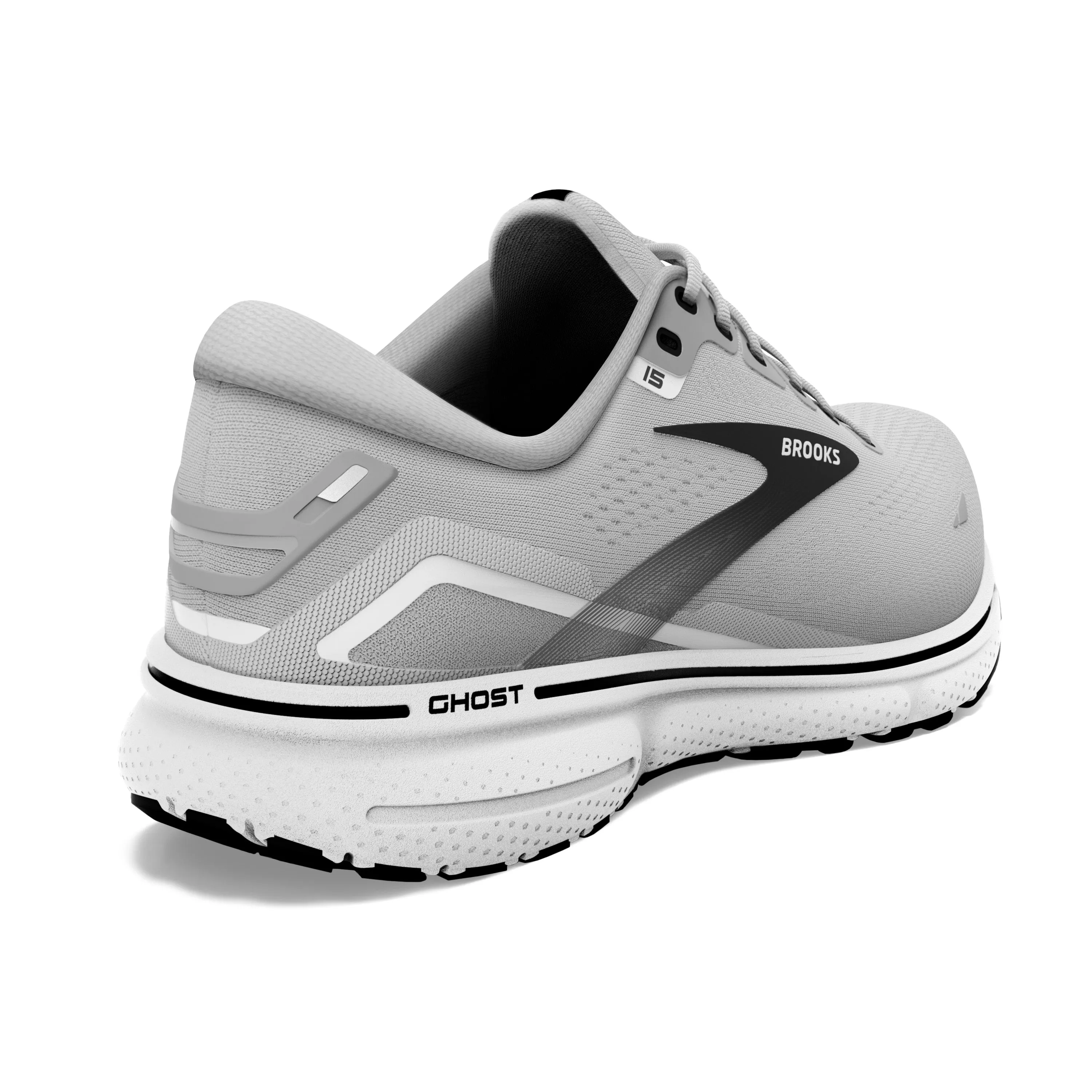 Men's Brooks Ghost 15 Color:  Alloy/Oyster/Black