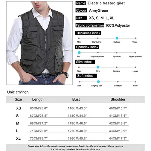 Men's Heated Fishing Vest