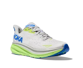 Men's Hoka Clifton 9 Color: Stardust / Cobalt (WIDE WIDTH)