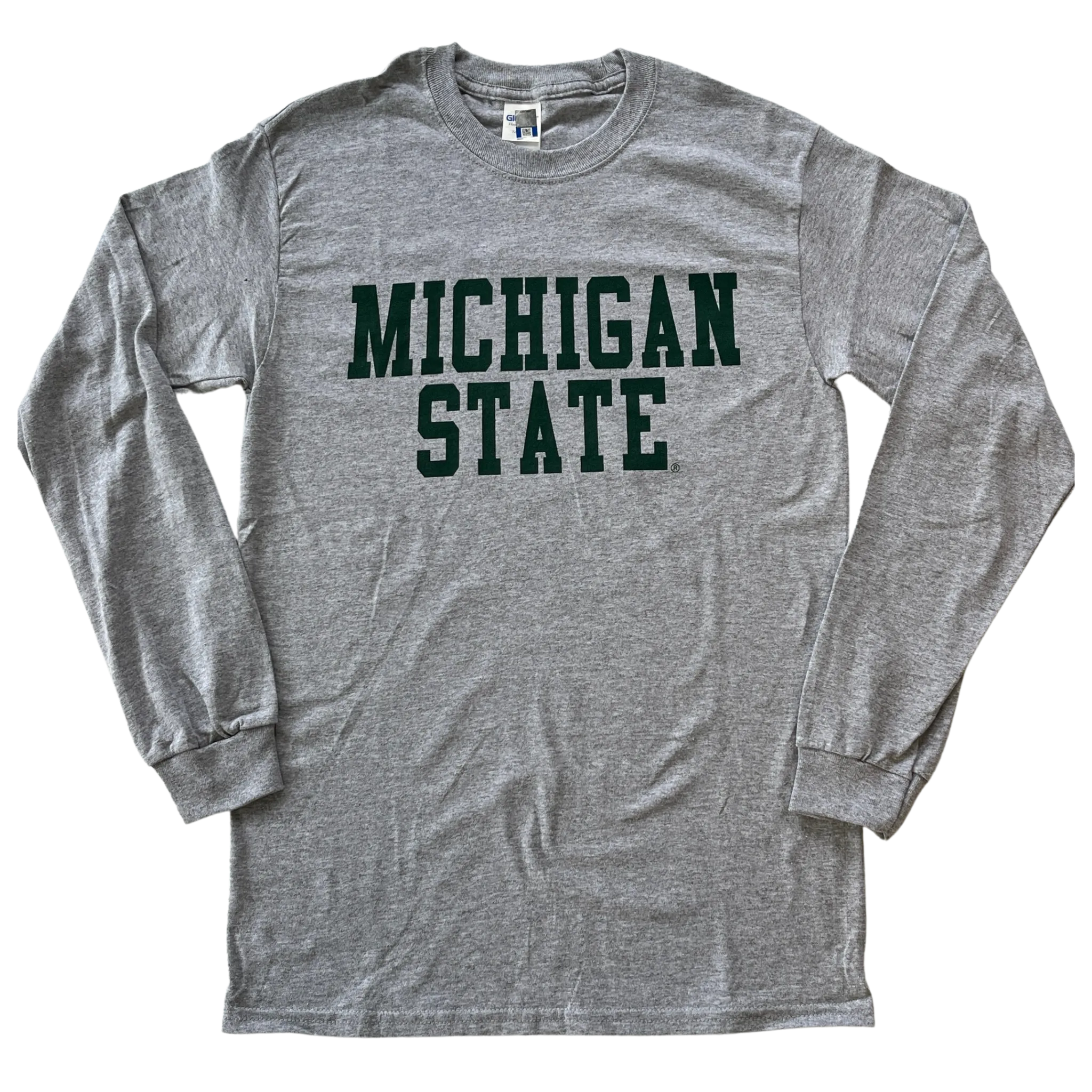 Michigan State Gray Long Sleeve T-shirt