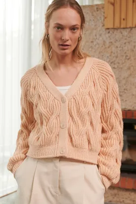 Nemunas: Golden Hour Merino Wool Cardigan