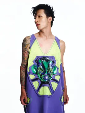 NEON BLOCK GRAPHIC TANK TOP