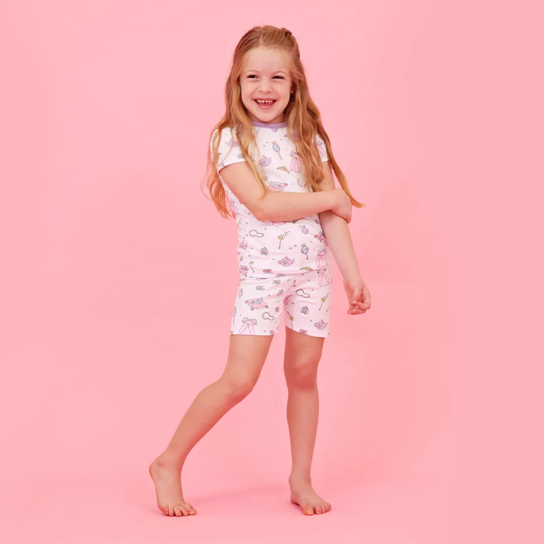 NOOMIE PRINCESS SHORT SLEEVE PAJAMAS