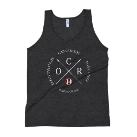 Obstacle Course Racing Crossed Spears Unisex Tank Top