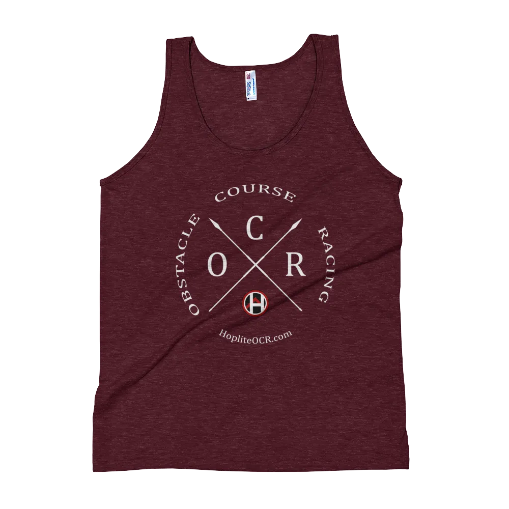 Obstacle Course Racing Crossed Spears Unisex Tank Top