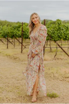 Pia Long Sleeve Maxi Dress