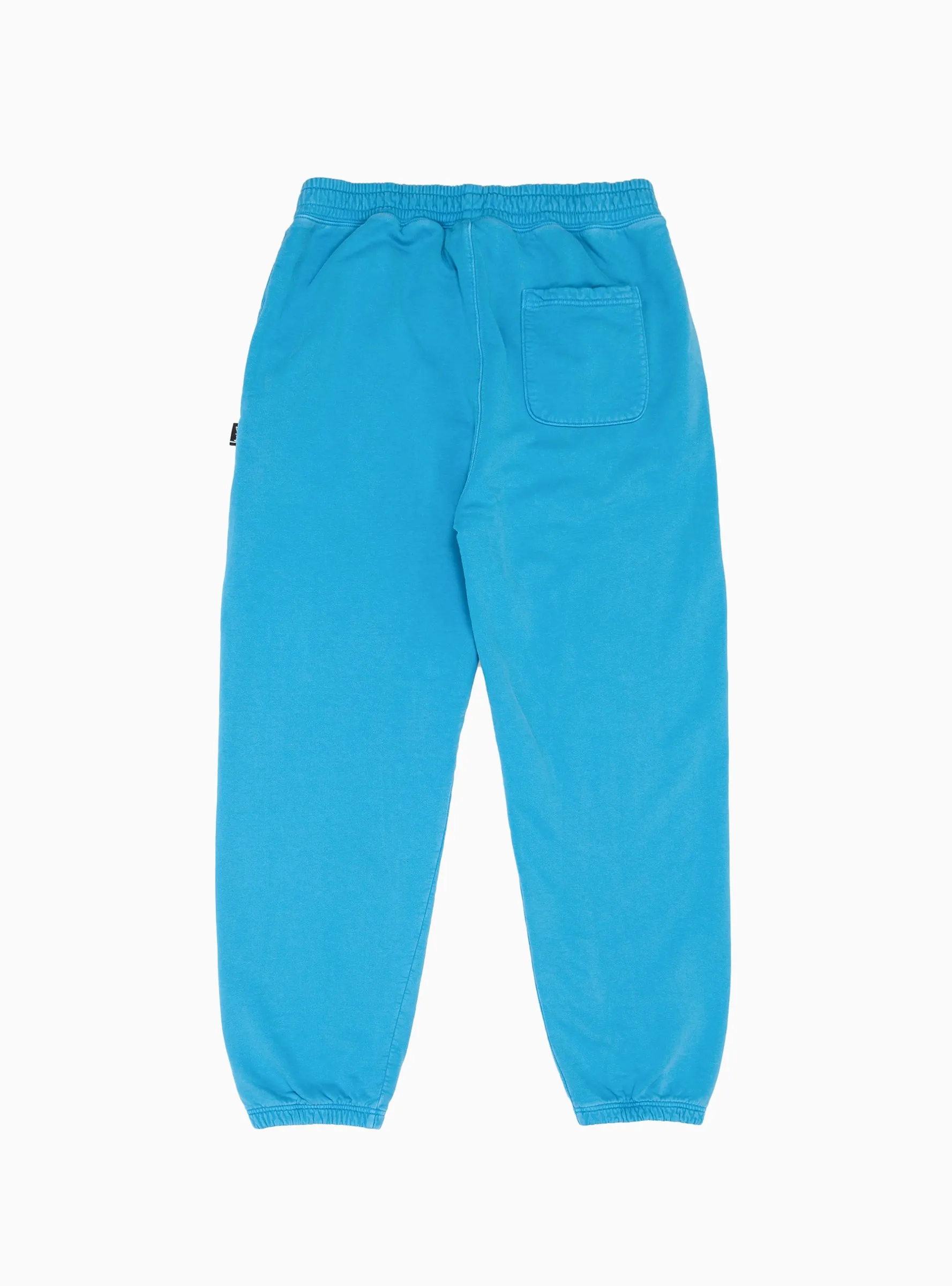 Pigment Dyed Fleece Sweatpants Blue