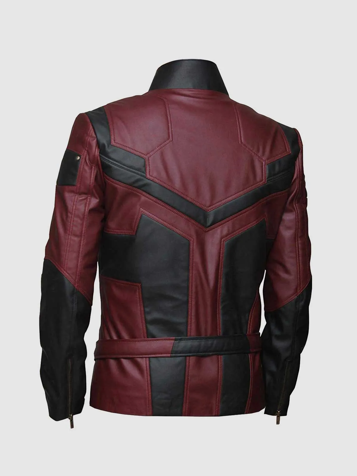 Red & Black Cafe Racer Jacket