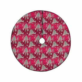 Red christmas 50  Christmas Tree Skirt