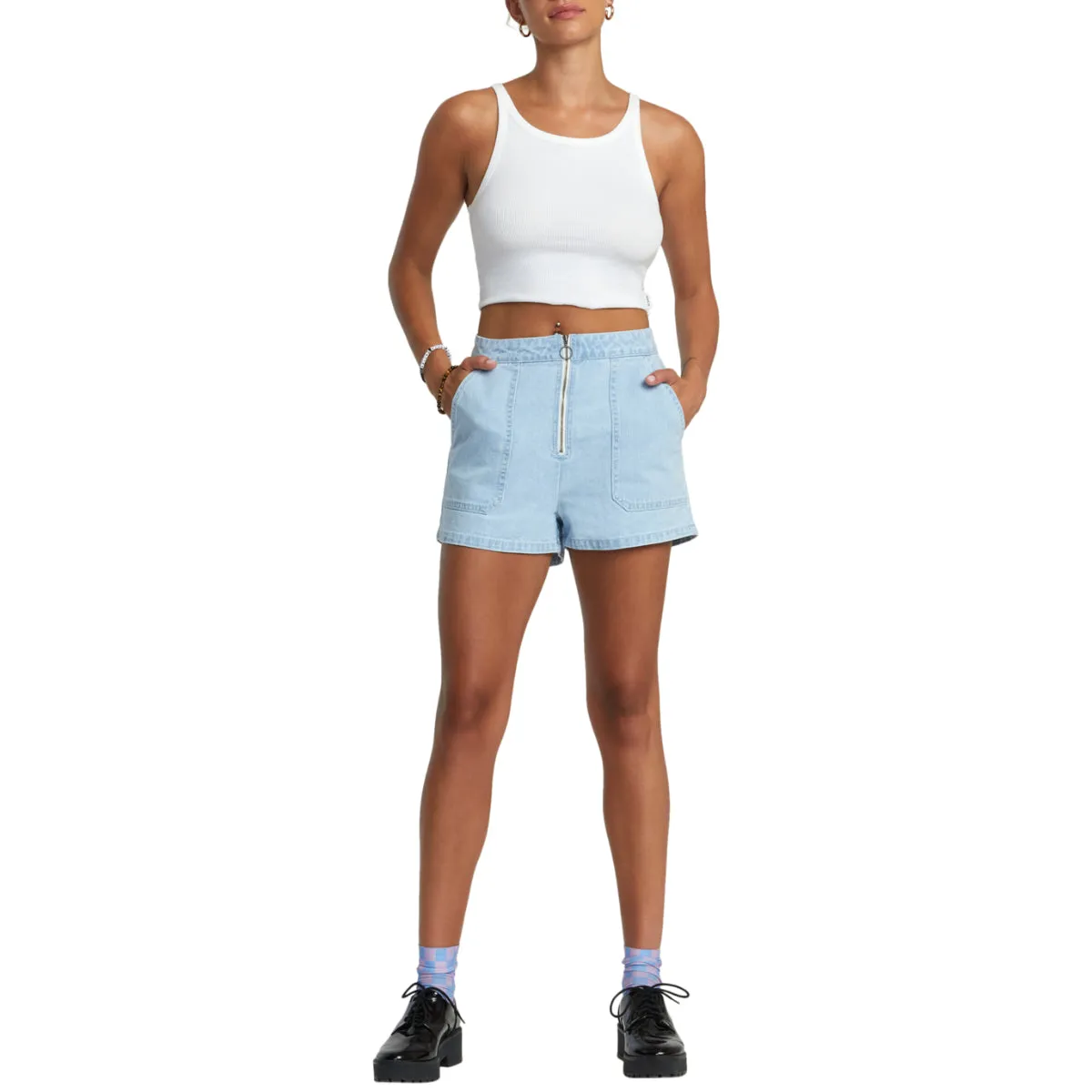 RVCA Women's Goldie Denim Shorts