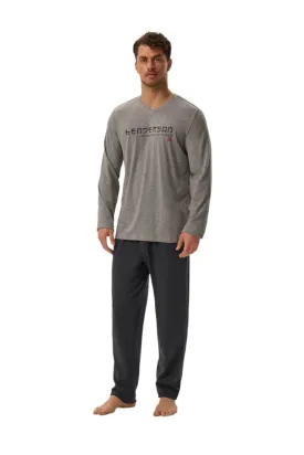 TEEK - Charcoal Top Pants Pajama Set