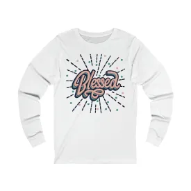 Unisex Jersey Long Sleeve Graphic Tee Blessed