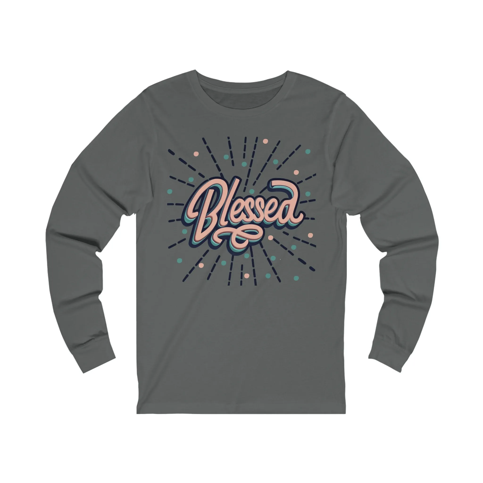 Unisex Jersey Long Sleeve Graphic Tee Blessed