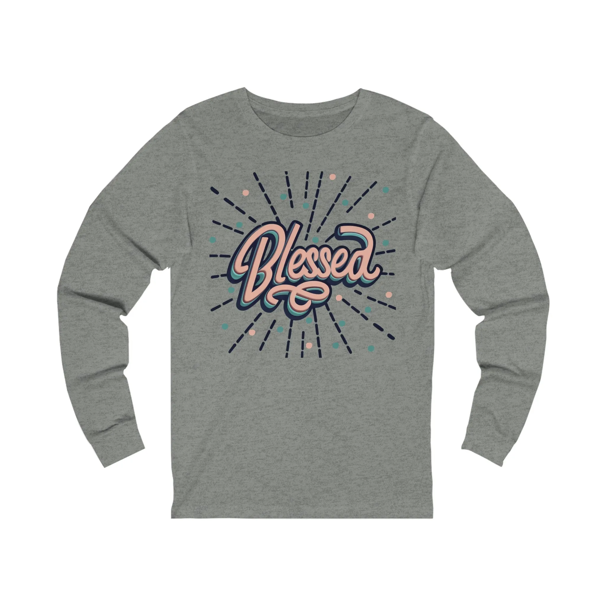 Unisex Jersey Long Sleeve Graphic Tee Blessed