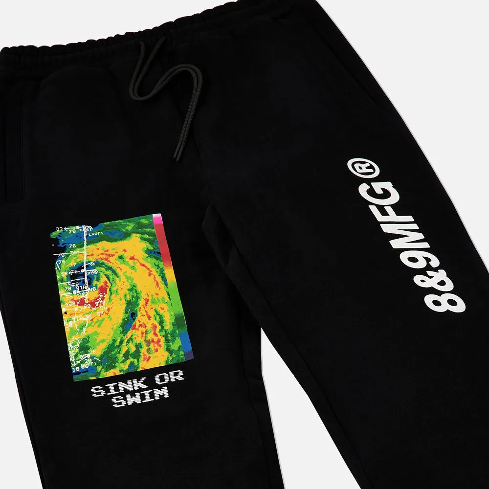 Weatherman Sweatpants Black