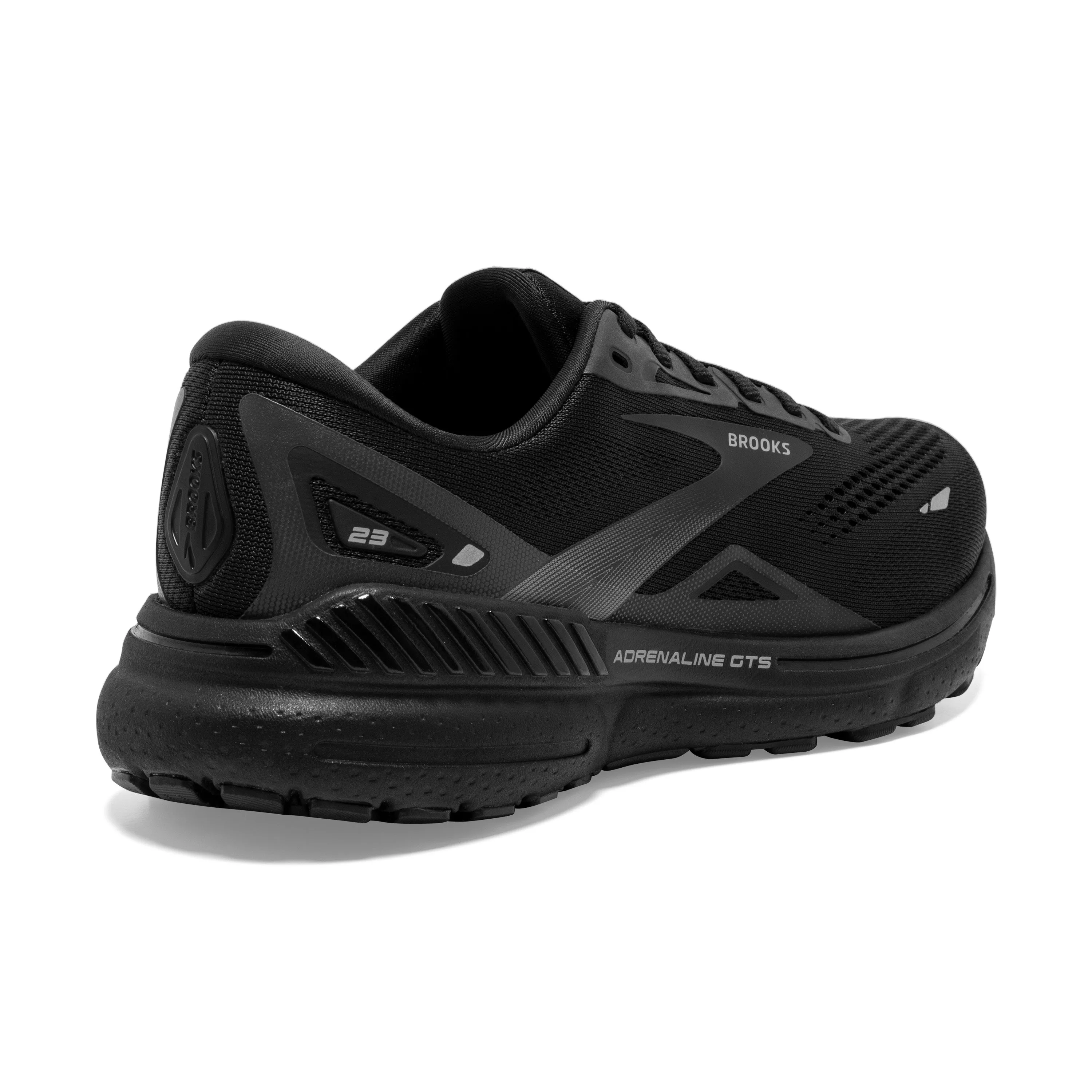 Women's Brooks Adrenaline GTS 23 Color: Black/Black/Ebony (WIDE WIDTH)