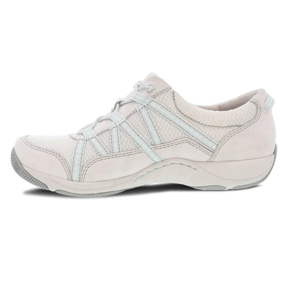 Women's Dansko Harlyn Color: Ecru Suede Sneaker