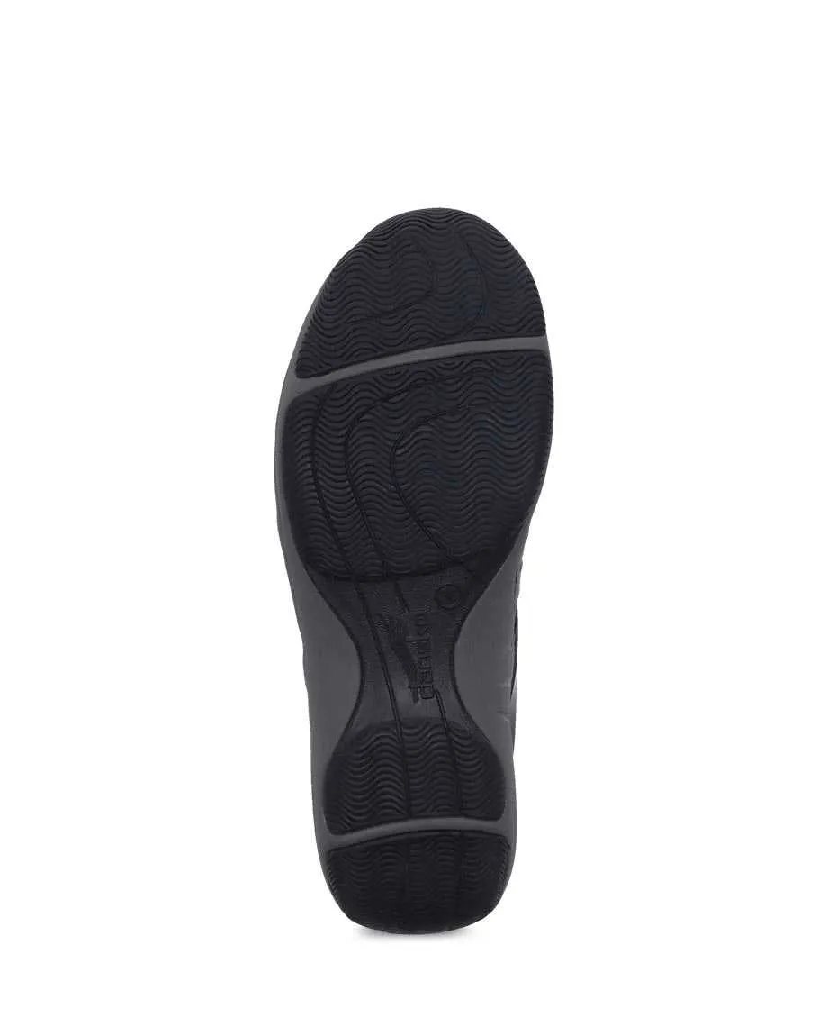 Women's Dansko Henriette Color: Black/Black Suede (WIDE WIDTH)