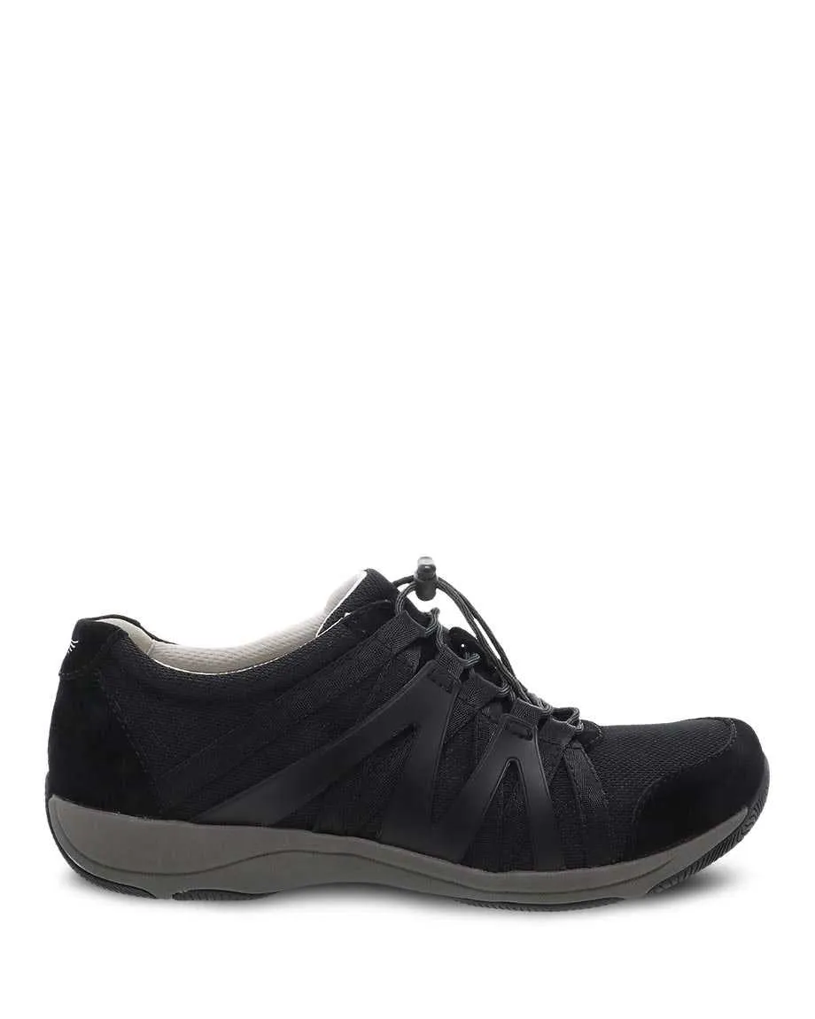 Women's Dansko Henriette Color: Black/Black Suede (WIDE WIDTH)