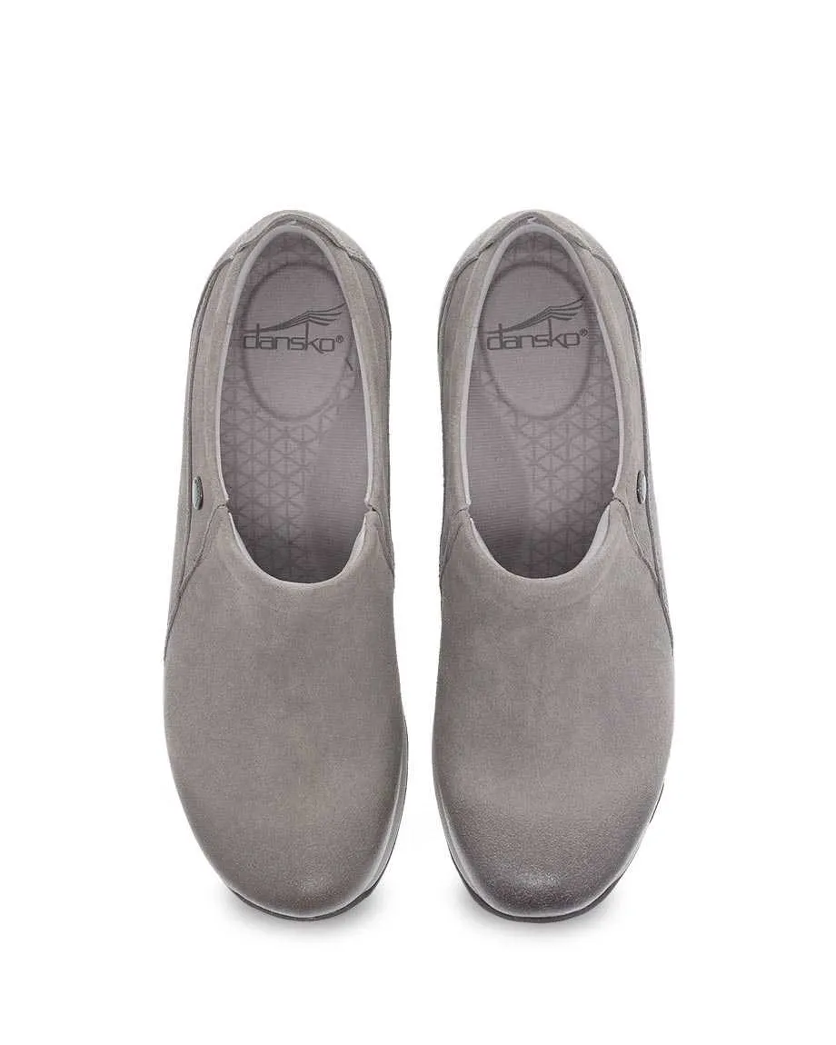 Women's Dansko Patti Color: Taupe Burnished Suede