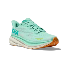 Women's Hoka Clifton 9 Color: Seafoam / Aqua Breeze